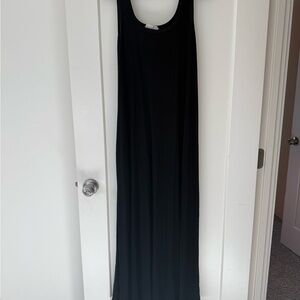 Carly Jean Los Angeles Black Sleeveless Scoop Neck Sundress